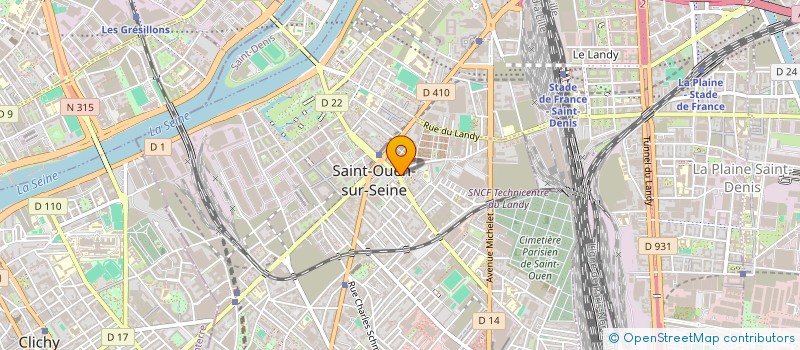 localisation de l'entreprise MADAME ANTONELLA MEDIATI à SAINT-OUEN-SUR-SEINE