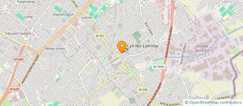 localisation de l'entreprise MADAME ANTONELLA PALUMBO  LYS-LEZ-LANNOY