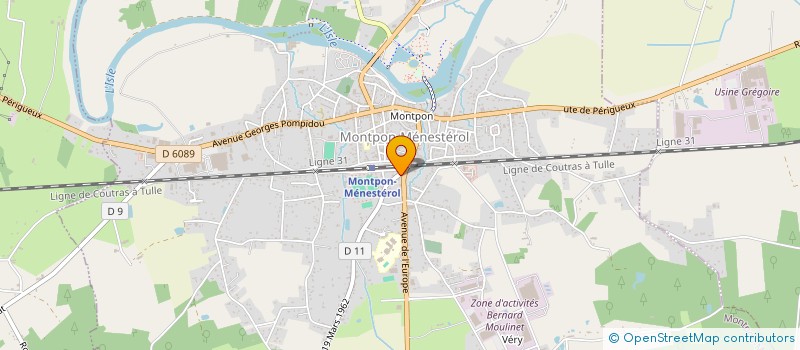 localisation de l'entreprise MADAME ANTONELLA PORCHAIRE  MONTPON-MENESTEROL