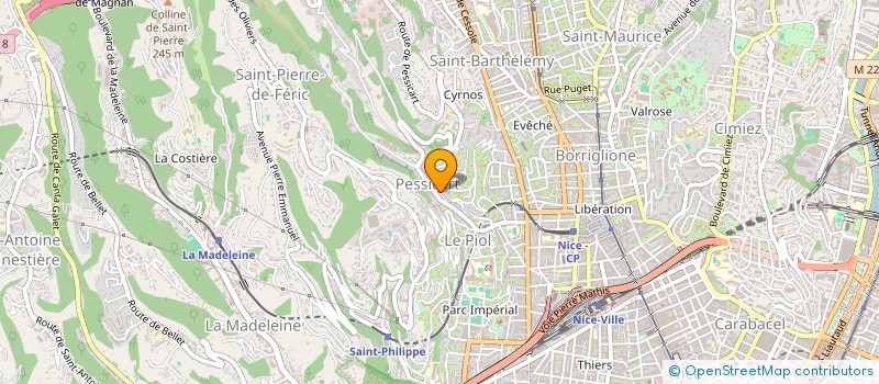 localisation de l'entreprise MADAME ANTONELLA VOINOVAN  NICE