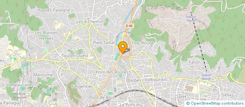 localisation de l'entreprise MADAME ANTONIA AMADO  TOULON