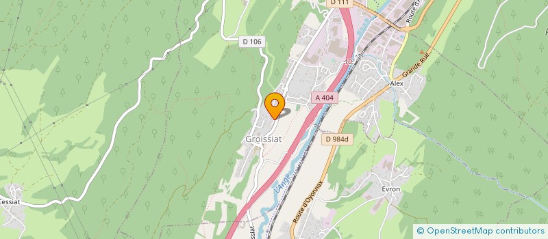 localisation de l'entreprise MADAME ANTONIA CASTANO à GROISSIAT