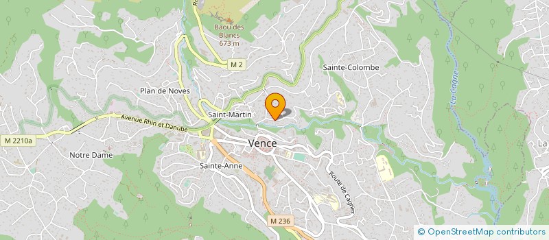 localisation de l'entreprise MADAME ANTONIA CHAULE à VENCE