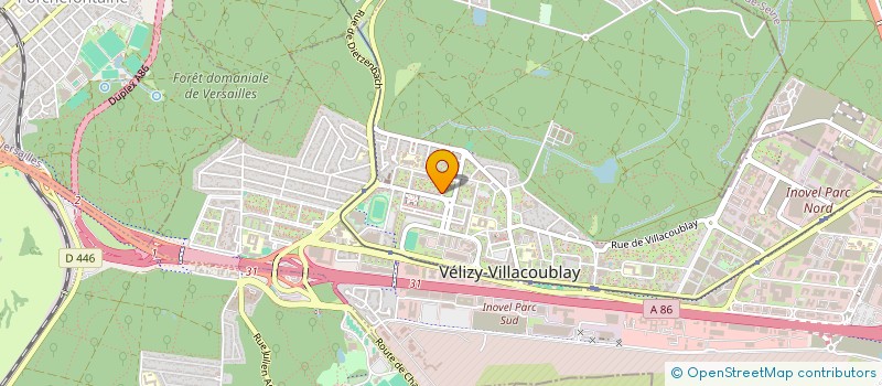 localisation de l'entreprise MADAME ANTONIA CLEMENT  VELIZY-VILLACOUBLAY