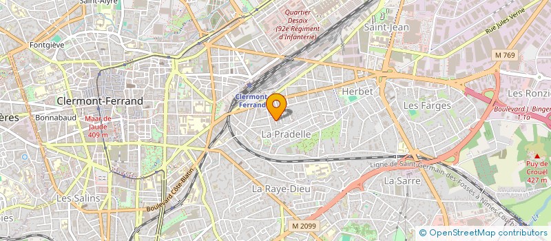 localisation de l'entreprise MADAME ANTONIA D AMORE  CLERMONT-FERRAND