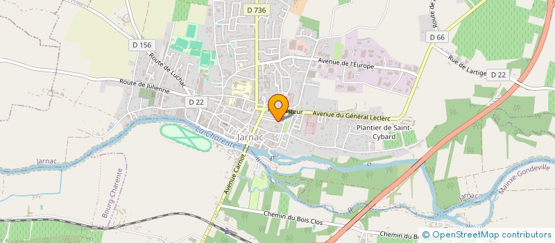 localisation de l'entreprise MADAME ANTONIA DORKELD à JARNAC
