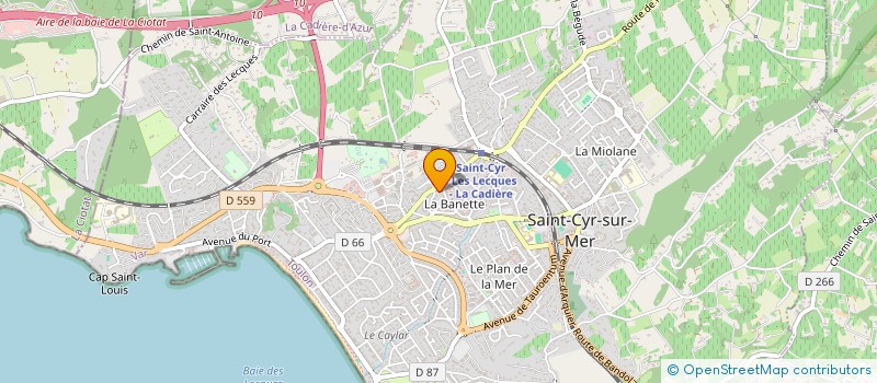 localisation de l'entreprise MADAME ANTONIA FERRARO à LE CASTELLET