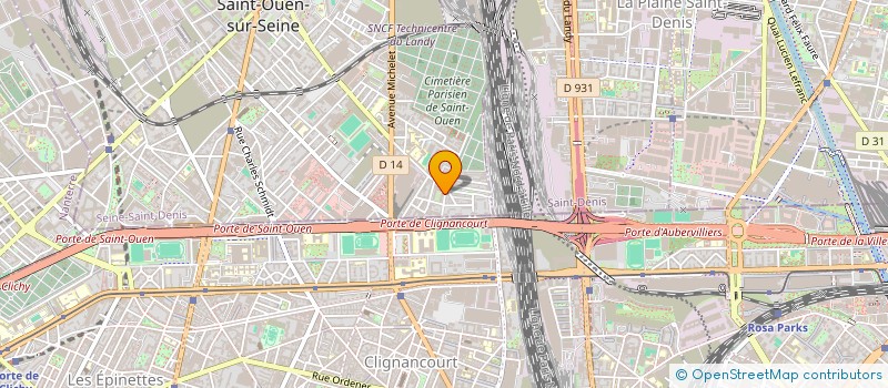 localisation de l'entreprise MADAME ANTONIA FETIS à SAINT-OUEN-SUR-SEINE