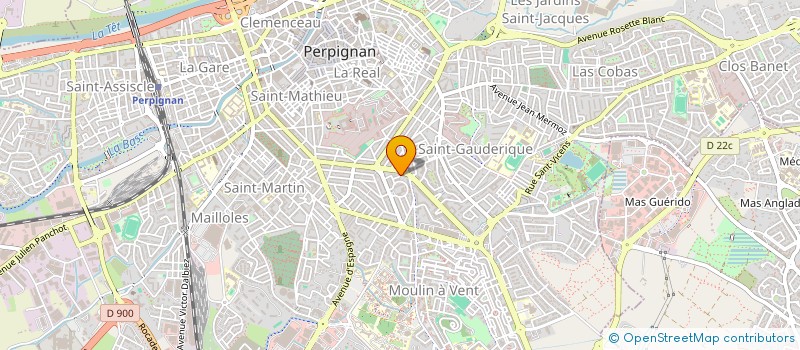 localisation de l'entreprise MADAME ANTONIA GIMENEZ DOYA à PERPIGNAN