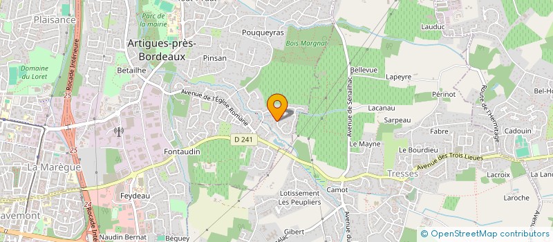 localisation de l'entreprise MADAME ANTONIA JIMENEZ  ARTIGUES-PRES-BORDEAUX