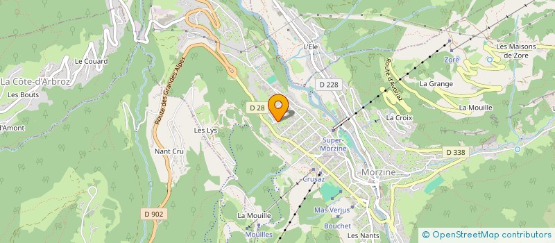 localisation de l'entreprise MADAME ANTONIA LE MARCHANT  MORZINE