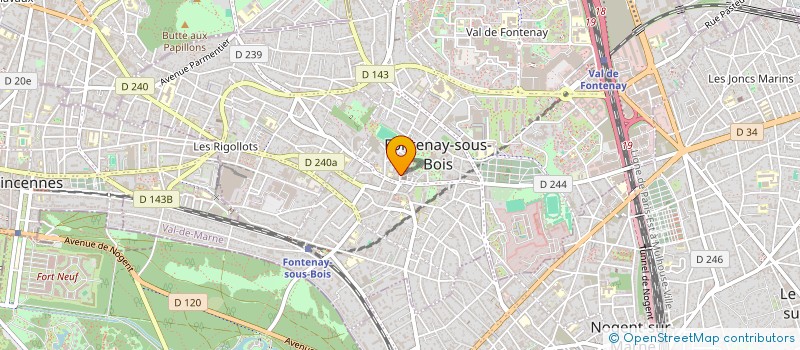 localisation de l'entreprise MADAME ANTONIA MARTOS à FONTENAY-SOUS-BOIS