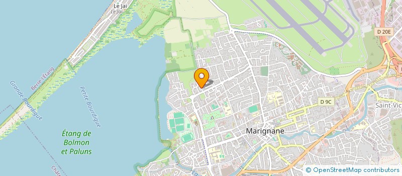 localisation de l'entreprise MADAME ANTONIA MILES  MARIGNANE