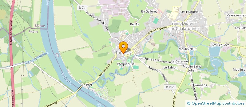 localisation de l'entreprise MADAME ANTONIA MOLINA  THOISSEY