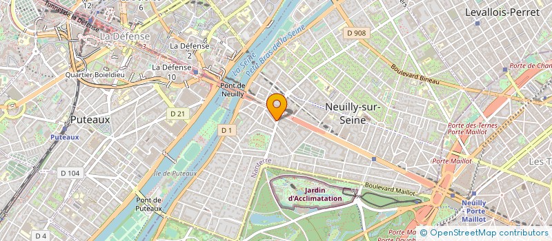 localisation de l'entreprise MADAME ANTONIA PALACIOS à NEUILLY-SUR-SEINE