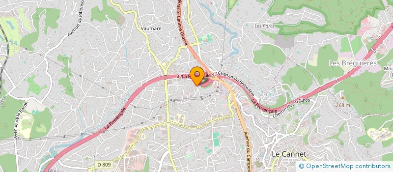 localisation de l'entreprise MADAME ANTONIA PASSEGGIO  MOUGINS