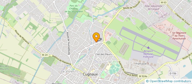 localisation de l'entreprise MADAME ANTONIA REDONDO SERRANO  CUGNAUX