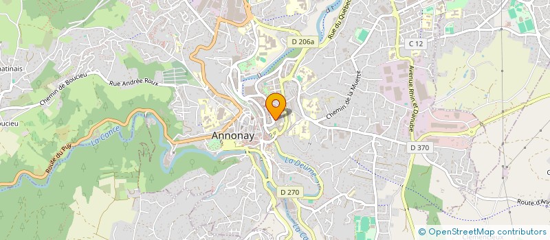 localisation de l'entreprise MADAME ANTONIA SANCHEZ TORRIJOS  ANNONAY