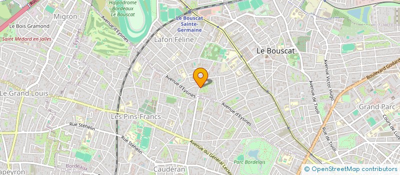 localisation de l'entreprise MADAME ANTONIA SCHOFIELD  LE BOUSCAT