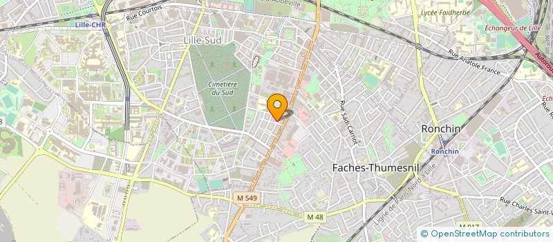 localisation de l'entreprise MADAME ANTONIA VERGER à LILLE