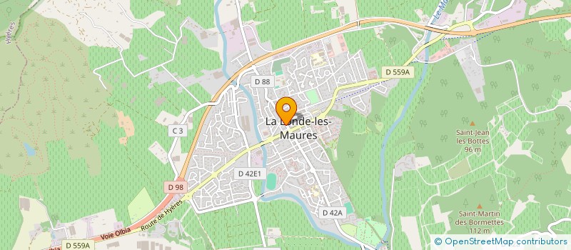 localisation de l'entreprise MADAME ANTONIA VERSE à LA LONDE-LES-MAURES