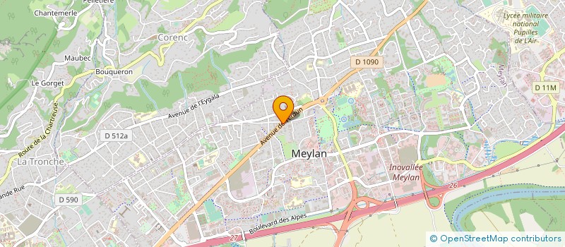 localisation de l'entreprise MADAME ANTONIE GALLO à MEYLAN