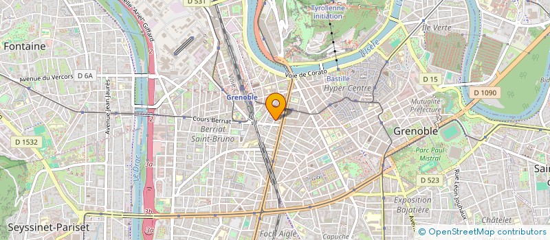 localisation de l'entreprise MADAME ANTONIETTA ASTANTE  GRENOBLE