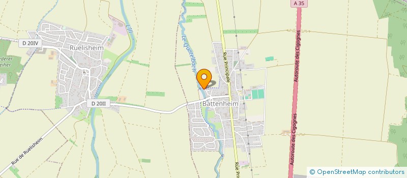 localisation de l'entreprise MADAME ANTONIETTA PAGLIARULO  BATTENHEIM