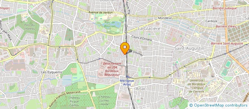 localisation de l'entreprise MADAME ANTONINA KRUHLOVA  MERIGNAC