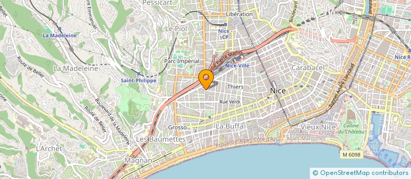 localisation de l'entreprise MADAME ANTONINA PUSHKINA à NICE