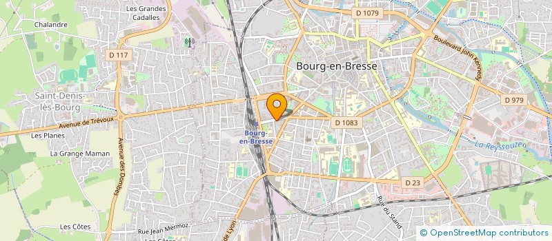 localisation de l'entreprise MADAME ANTONINE BEROUD à BOURG-EN-BRESSE