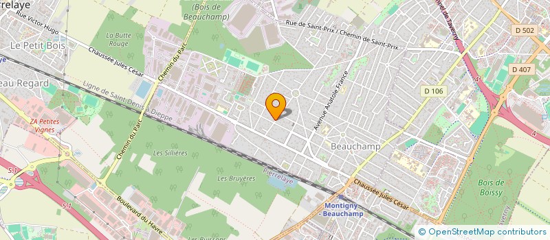 localisation de l'entreprise MADAME ANTONINE COUCOUREUX  BEAUCHAMP