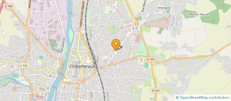 localisation de l'entreprise MADAME ANTONINE GASPARD à CHATELLERAULT