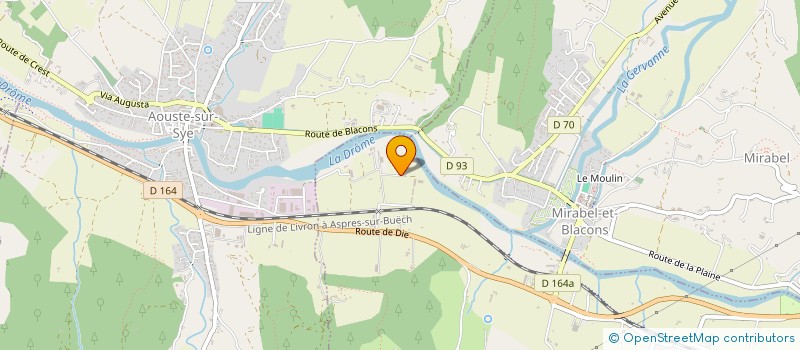 localisation de l'entreprise MADAME ANTONINE HADJADJ  PIEGROS-LA-CLASTRE