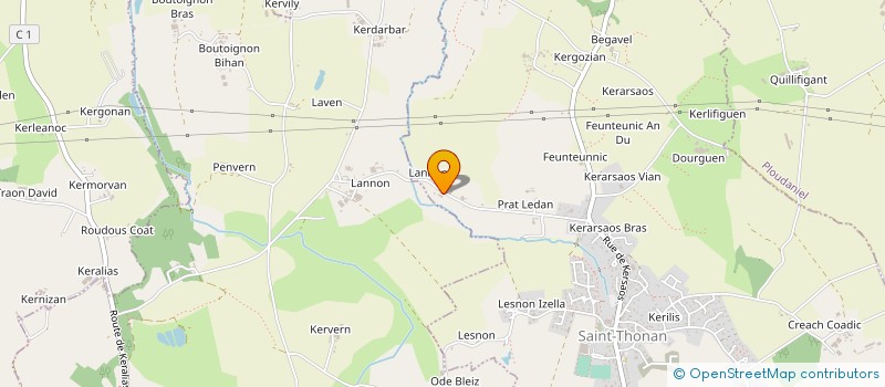 localisation de l'entreprise MADAME ANTONINE LE GUEN  SAINT-THONAN