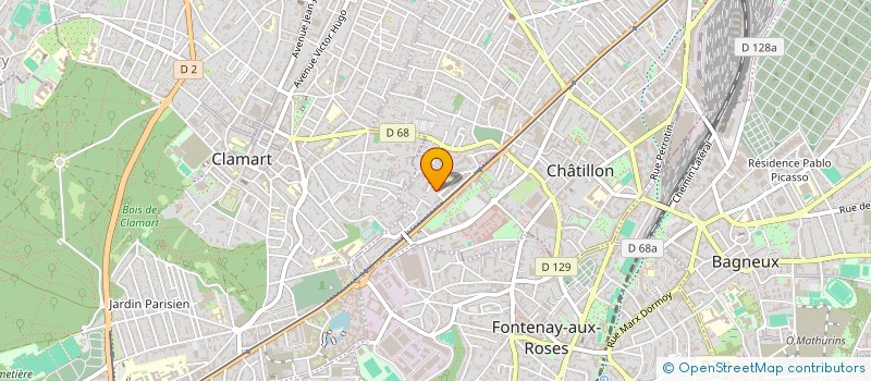 localisation de l'entreprise MADAME ANTSA RAKOTOMAMONJY  CHATILLON