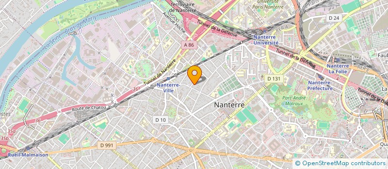 localisation de l'entreprise MADAME ANUBHAMA DHANDAPANI  NANTERRE