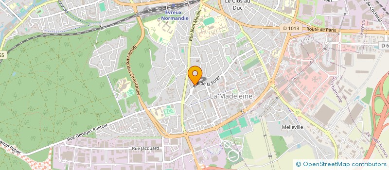 localisation de l'entreprise MADAME ANUOLUWAPO COMFORT YAHAYA  EVREUX