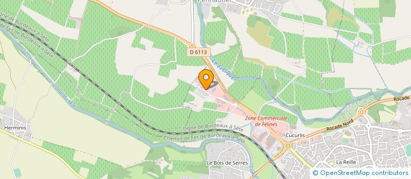 localisation de l'entreprise MADAME ANUSH HAKOBYAN  CARCASSONNE