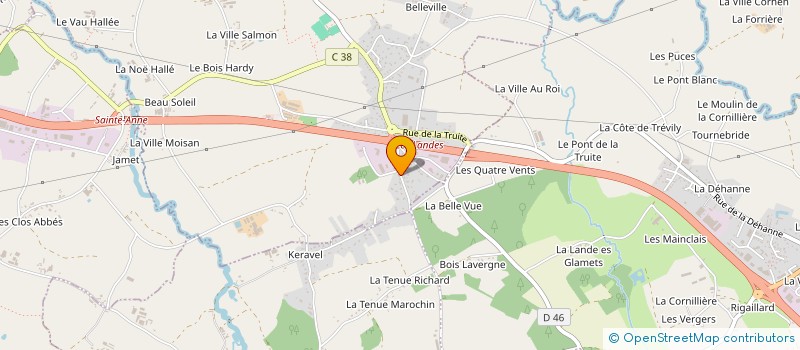 localisation de l'entreprise MADAME ANWENN VIALADE  COETMIEUX