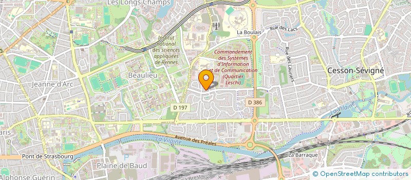 localisation de l'entreprise MADAME ANY MAISONNEUVE à CESSON-SEVIGNE