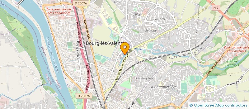 localisation de l'entreprise MADAME ANY TEFENKJIAN  BOURG-LES-VALENCE