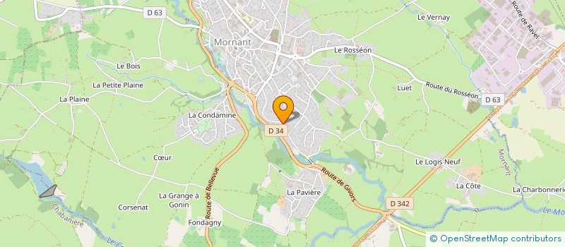 localisation de l'entreprise MADAME ANYA BELYAT à MORNANT