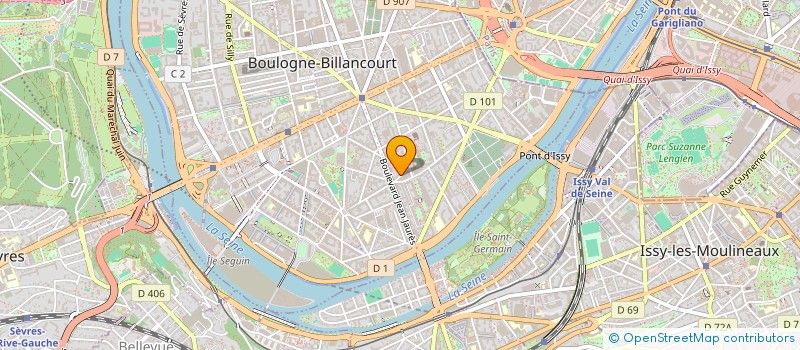 localisation de l'entreprise MADAME ANYES SAICHE à BOULOGNE-BILLANCOURT