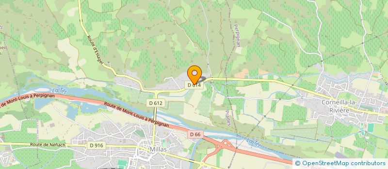 localisation de l'entreprise MADAME ANYSSA TAHOR  MILLAS