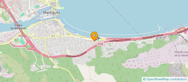 localisation de l'entreprise MADAME ANYUL PARAVICINI SOLETO  MARTIGUES