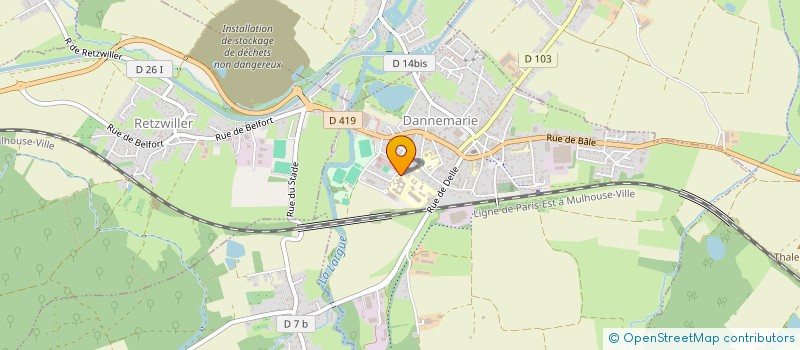 localisation de l'entreprise MADAME ANZHELIKA SERGAN  DANNEMARIE