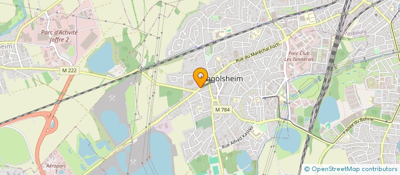 localisation de l'entreprise MADAME ANZHELIKA UMANETS  LINGOLSHEIM