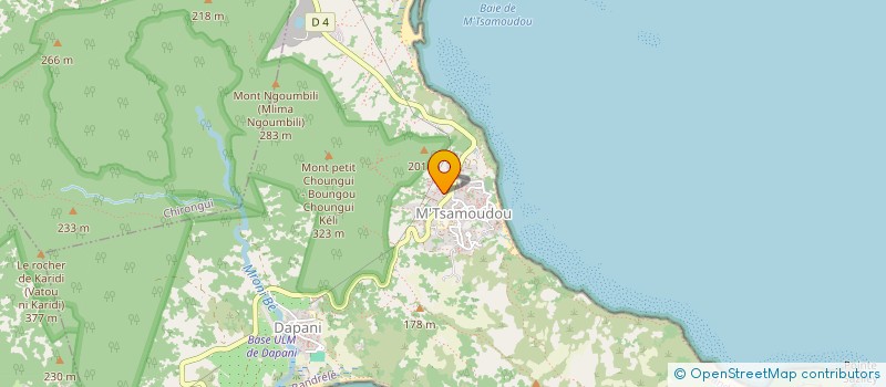 localisation de l'entreprise MADAME ANZIZA MOHAMED SAID  BANDRELE