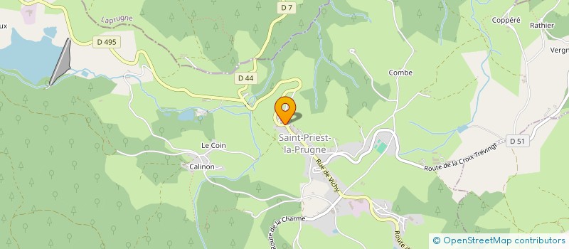 localisation de l'entreprise MADAME AODRENN VANG--ZILLIOX  SAINT-PRIEST-LA-PRUGNE